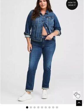 torrid Blue Straight-Leg Women’s Jeans 18 tall